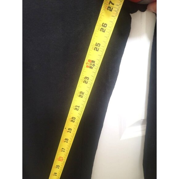 Weekends by Chicos Plus Size Black Relaxed Fit Drawstring Lounge Pants Size 3XL - Picture 7 of 11